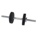 Body Solid Standard Threaded 19" Dumbbell Handle with Collars SDA19T close-up