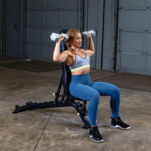 Body Solid Flat Incline Decline Bench - SFID325B — grip and contact surface