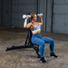 Body Solid Flat Incline Decline Bench - SFID325B — grip and contact surface