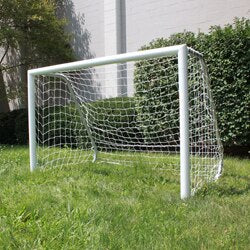 Trigon Sports Soccer Goal 4.5 x 9 ft. Portable & Round Powder Coated White with Net SG3459 - 2