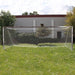 Trigon Sports Soccer Goal 6 x 12 ft. Portable & Round Powder Coated White with Net SG3612N - 2