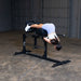Body Solid Pro ClubLine Glute Ham Machine - SGH500B — full setup angle
