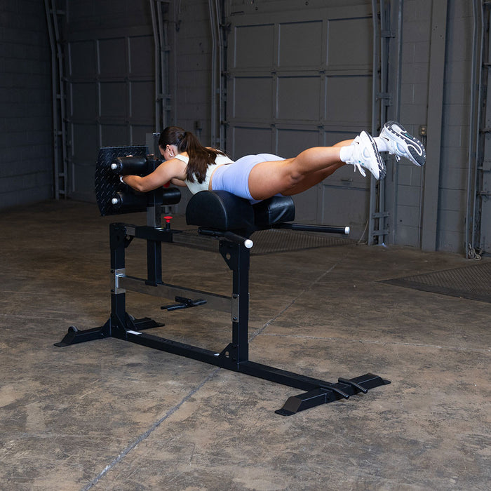 Body Solid Pro ClubLine Glute Ham Machine - SGH500B — grip and contact surface