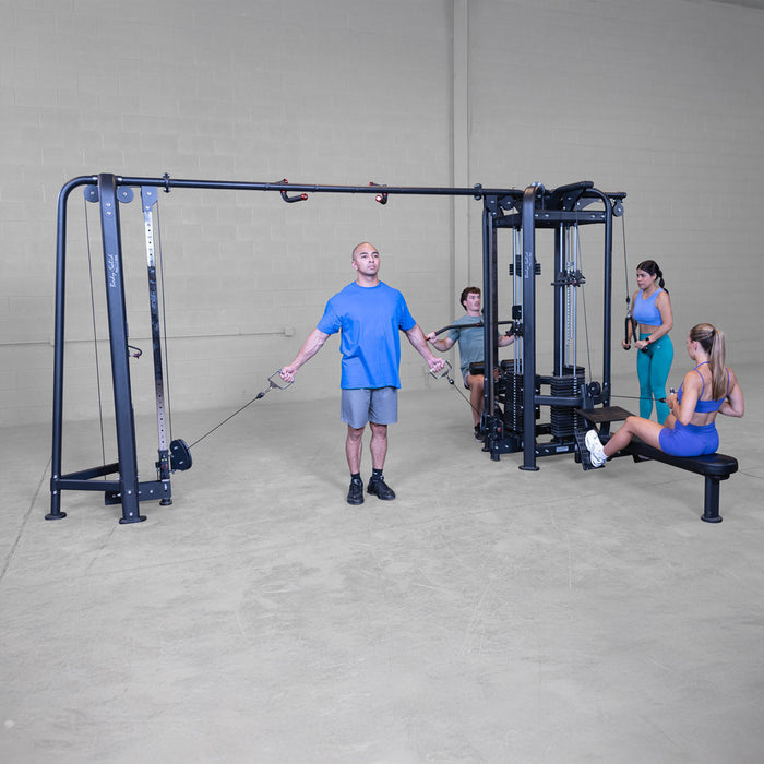Body Solid Five-Stack Jungle Gym SJG500 in use
