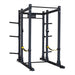 Body Solid Power Rack with Rear Extension and Safety Straps SPR1000SSBACK front view