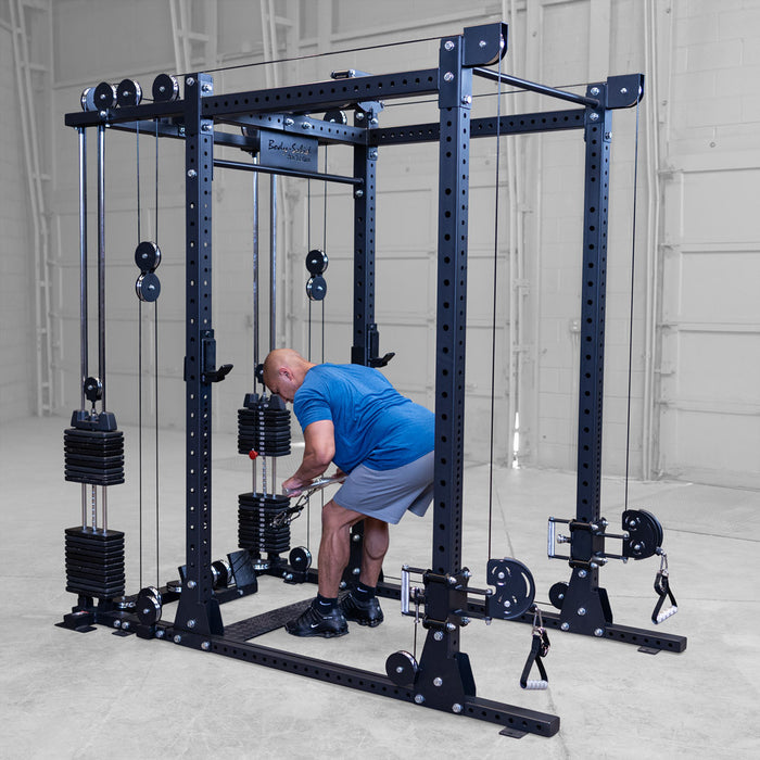 Body Solid Functional Trainer Attachment SPRFTS in use
