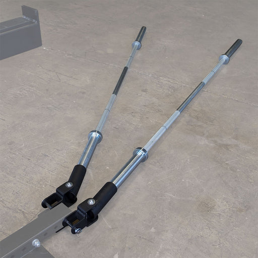 Body Solid Dual T-Bar Row Attachment - SPRTB — full setup angle