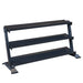 Body Solid Pro Clubline Dumbbell Rack SRD200 commercial dumbbell rack front view