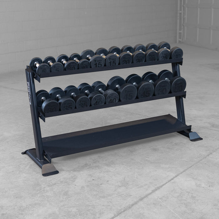 Body Solid Pro Clubline Dumbbell Rack SRD200 detail view 5
