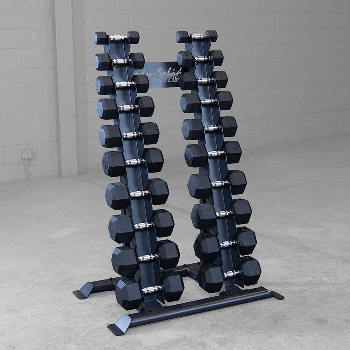 Body Solid Pro Clubline Vertical Dumbbell Rack SRD300 detail view 8