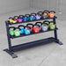 Body Solid Kettlebell Rack SRK200 in use