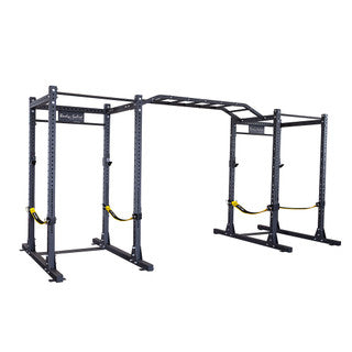 Body Solid Double Power Rack Package w/Power Rack Strap Safeties - SPR1000SSDB — grip and contact surface