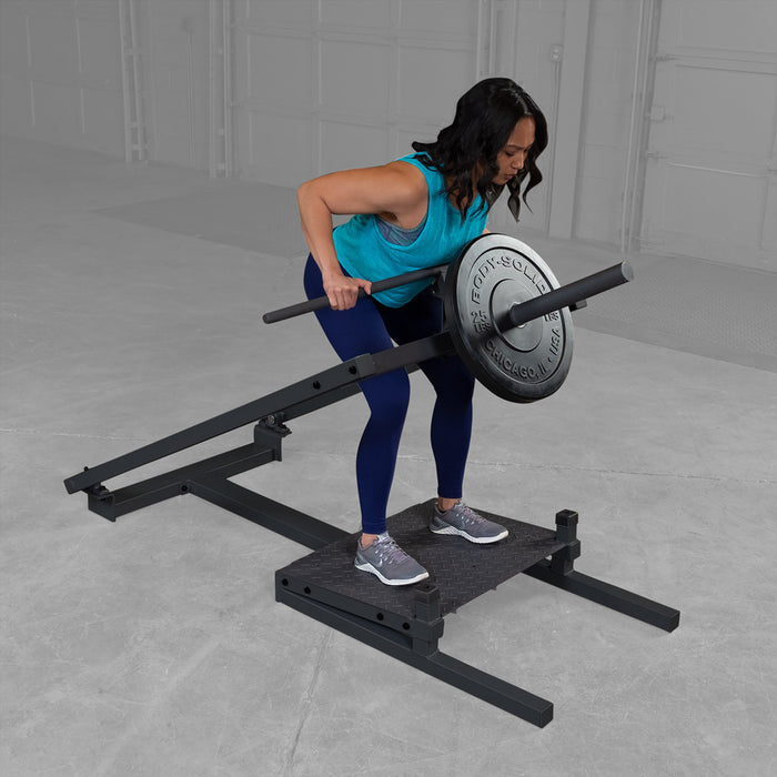 Body Solid T-Bar Row Machine - STBR500B — adjustment mechanism
