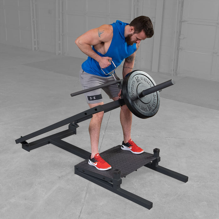Body Solid T-Bar Row Machine - STBR500B — grip and contact surface