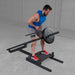 Body Solid T-Bar Row Machine - STBR500B — full setup angle