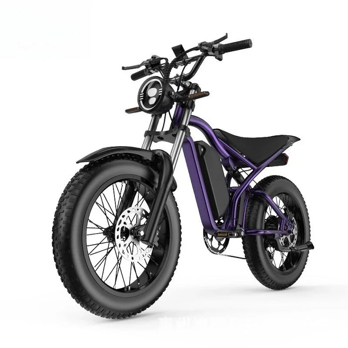 The Electric Bike Folding Electric Bicycle Adult Portable Commuting Two Wheeled Electric Scooter Electric Dirt Bike