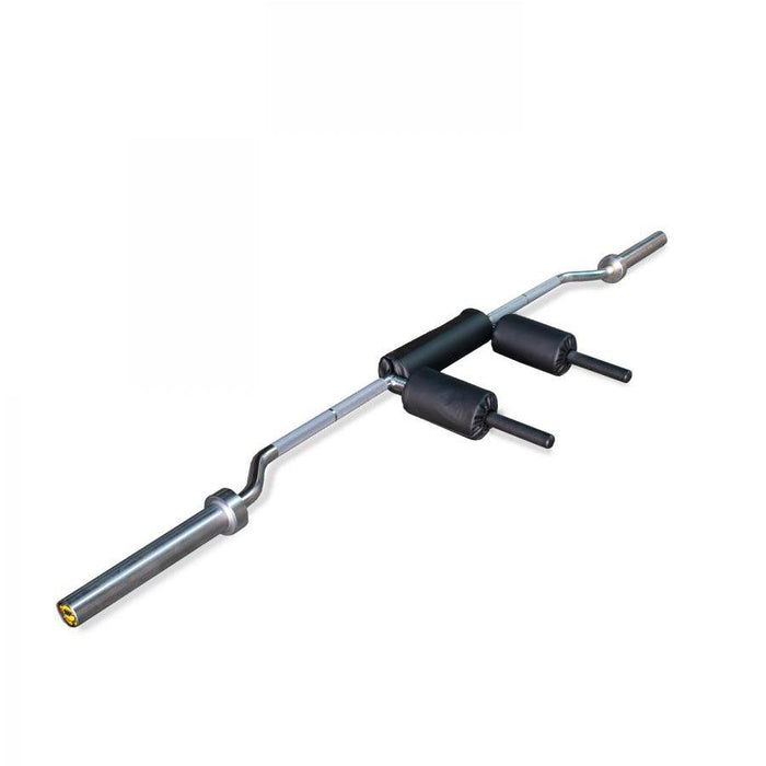 Muscle D Fitness Olympic Safety Squat Bar - Muscle D Fitness - Thick Pads - Quality Handles — front view