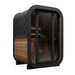 SaunaLife Model CL3G Cube Luxury Series Outdoor Home Sauna Kit