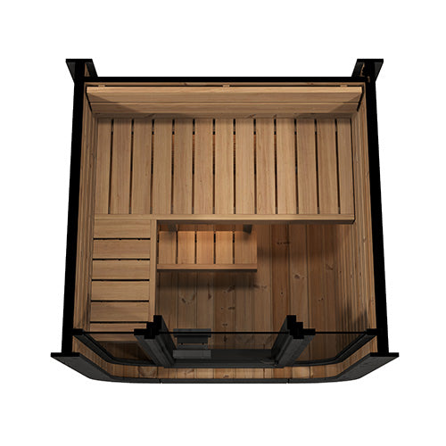 SaunaLife Model CL3G Cube Luxury Series Outdoor Home Sauna Kit - image 6
