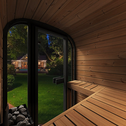 SaunaLife Model CL3GB Cube Luxury Series Outdoor Home Sauna Kit, DIY - image 5