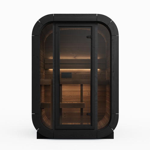 SaunaLife Model CL3GB Cube Luxury Series Outdoor Home Sauna Kit, DIY - image 3