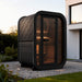SaunaLife Model CL3GB Cube Luxury Series Outdoor Home Sauna Kit, DIY - image 6