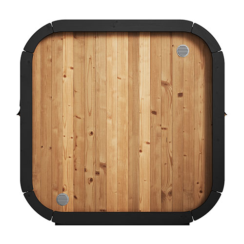 SaunaLife Model CL4G Cube Luxury Series Outdoor Home Sauna Kit - image 4