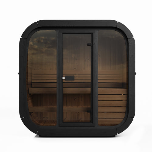 SaunaLife Model CL4GB Cube Luxury Series Outdoor Home Sauna Kit, DIY - image 3
