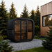 SaunaLife Model CL4GB Cube Luxury Series Outdoor Home Sauna Kit, DIY - image 2