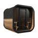 SaunaLife Model CL7G Cube Luxury Series Outdoor Home Sauna Kit