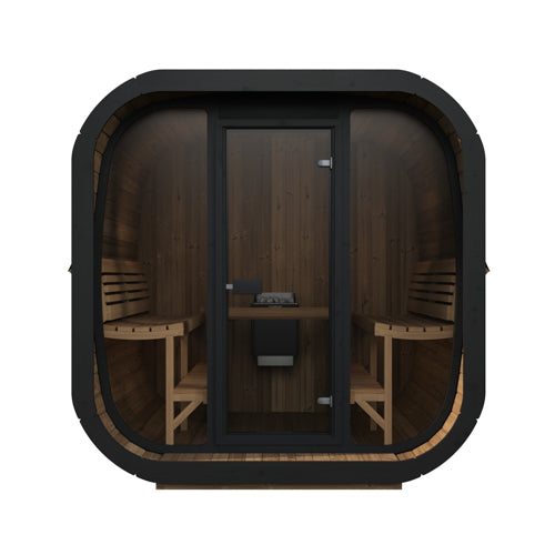 SaunaLife Model CL7G Cube Luxury Series Outdoor Home Sauna Kit - image 3