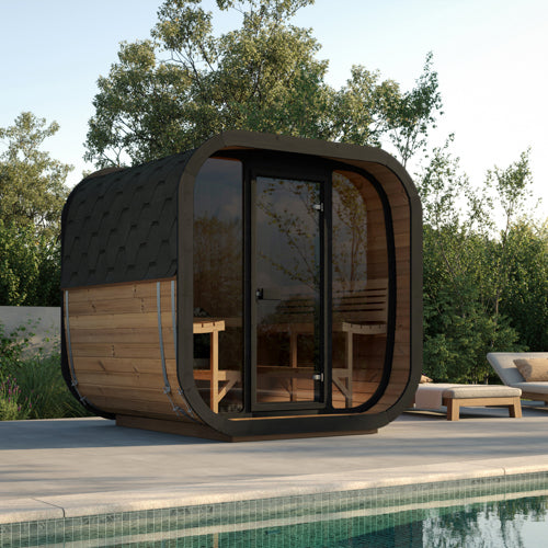 SaunaLife Model CL7G Cube Luxury Series Outdoor Home Sauna Kit - image 8