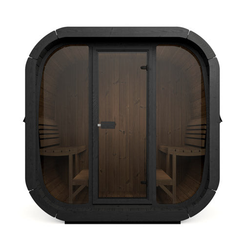 SaunaLife Model CL7GB Cube Luxury Series Outdoor Home Sauna Kit, DIY - image 3