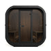 SaunaLife Model CL7GB Cube Luxury Series Outdoor Home Sauna Kit, DIY - image 3