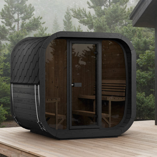 SaunaLife Model CL7GB Cube Luxury Series Outdoor Home Sauna Kit, DIY - image 2