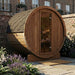 SaunaLife Model E6 Ergo Series Outdoor Sauna Barrel Kit - image 2