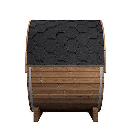 SaunaLife Model E6W Ergo Series Outdoor Sauna Barrel Kit, Rear Window - image 5