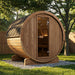 SaunaLife Model E7 Ergo Series Outdoor Sauna Barrel Kit - image 2