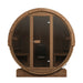SaunaLife Model E7G Ergo Series Outdoor Sauna Barrel Kit, Glass Front - image 3