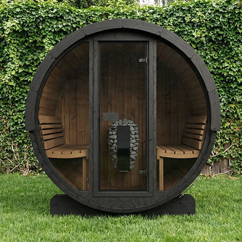 SaunaLife Model E7GB Ergo Series Outdoor Sauna Barrel Kit - image 2