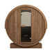 SaunaLife Model E7W Ergo Series Outdoor Sauna Barrel Kit, Rear Window - image 3