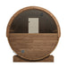 SaunaLife Model E7W Ergo Series Outdoor Sauna Barrel Kit, Rear Window - image 4