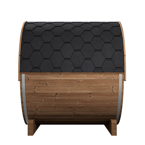 SaunaLife Model E7W Ergo Series Outdoor Sauna Barrel Kit, Rear Window - image 5