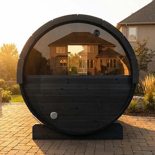SaunaLife Model E7WB Ergo Series Outdoor Sauna Barrel Kit - image 2