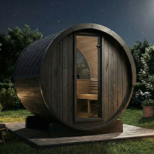 SaunaLife Model E7WB Ergo Series Outdoor Sauna Barrel Kit - image 7