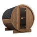 SaunaLife Model E8 Ergo Series Outdoor Sauna Barrel Kit