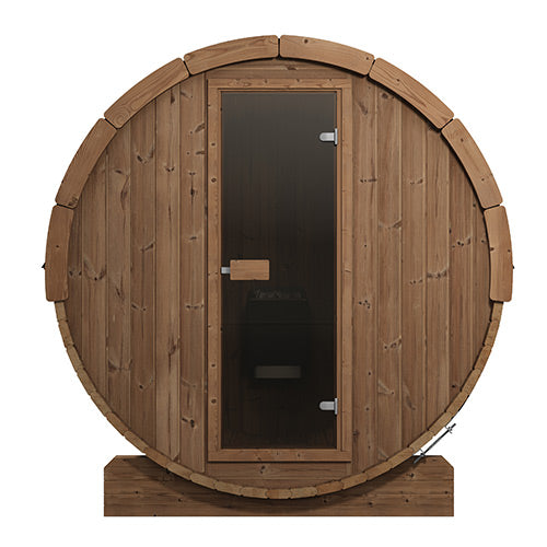 SaunaLife Model E8 Ergo Series Outdoor Sauna Barrel Kit - image 3