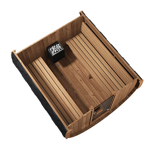 SaunaLife Model E8 Ergo Series Outdoor Sauna Barrel Kit - image 6