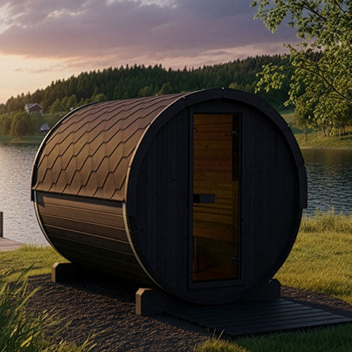 SaunaLife Model E8B Ergo Series Outdoor Sauna Barrel Kit, DIY - image 6