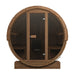 SaunaLife Model E8G Ergo Series Outdoor Sauna Barrel Kit, Glass Front - image 3